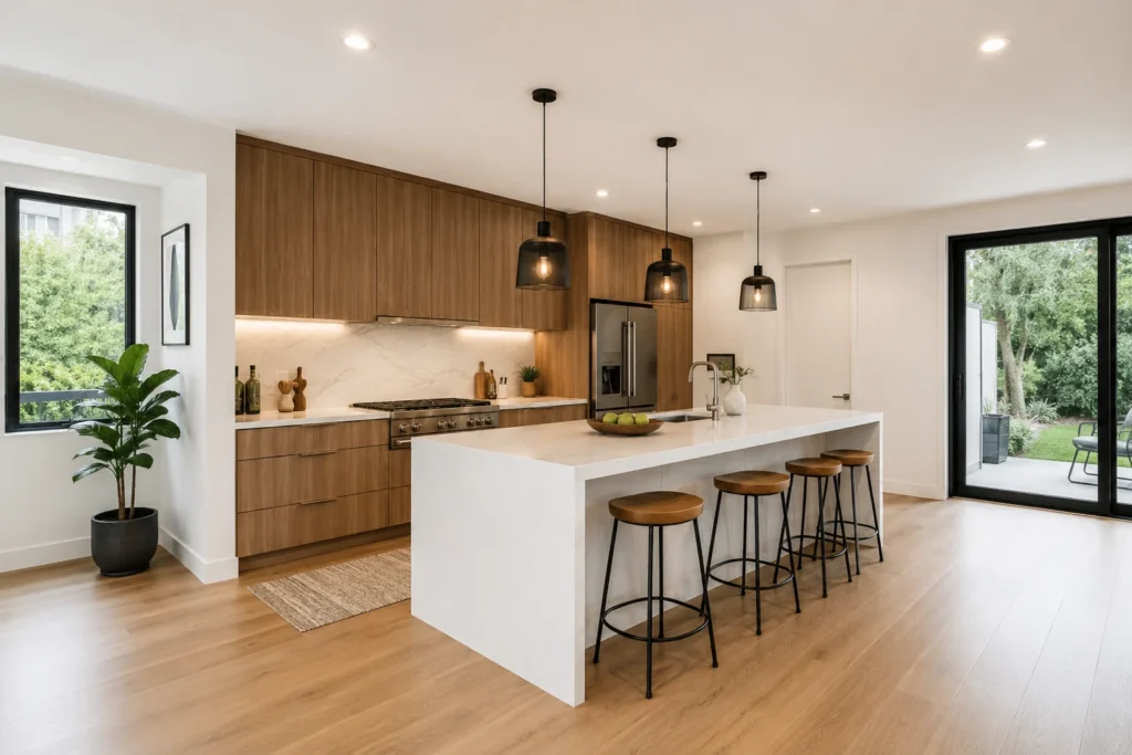 Cocina renovada dentro de una reforma integral en Almería